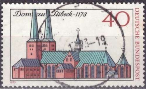 GERMANY 1973 The 800th Anniversary of the Lübeck`s Cathedral ULH CV R10.50 SG 1672