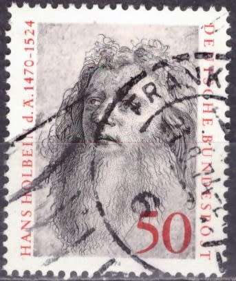 GERMANY 1974 The 450th Anniversary of the Death of Hans Holbein, Painter ULH CV R10.50 SG 1709