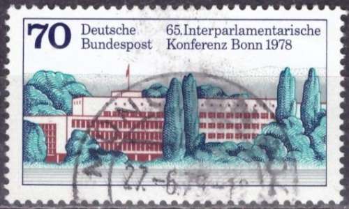 GERMANY 1978 The Interparliamentary Conference in Bonn ULH CV R13.60 SG 1867