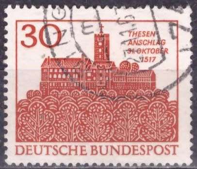 GERMANY 1967 The 450th Anniversary of the Reformation ULH CV R13.60 SG 1449