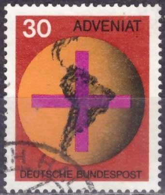 GERMANY 1967 Catholic Church Help for Latin America ULH CV R10.50 SG 1450