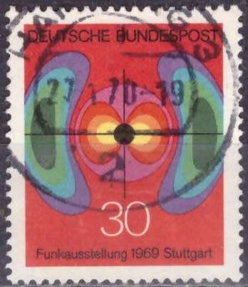 GERMANY 1969 Radio and Television Exhibition ULH CV R10.50 SG 1498
