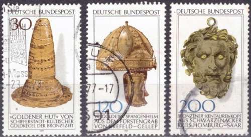 GERMANY 1977 Archaeological Discovery ULH CV R99.70 SG 1834-36