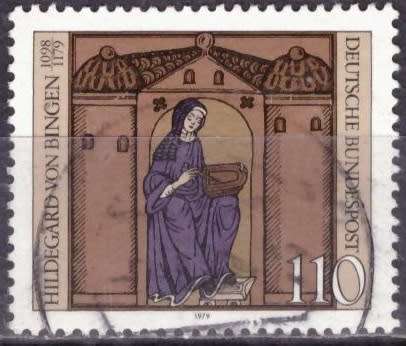GERMANY 1979 The 900th Anniversary of the Death of Hildegard of Bingen ULH CV R18.90 SG 1899