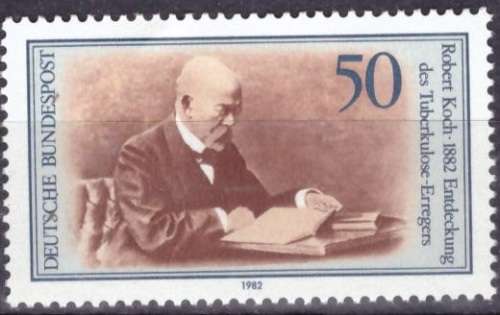 GERMANY 1982 The 100th Anniversary of the Discovery of Tuberkelbacille by Rober UMM CV R78.70 SG1986