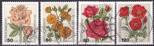 GERMANY 1982 Charity Stamps - Roses ULH CV R105 SG2004-07