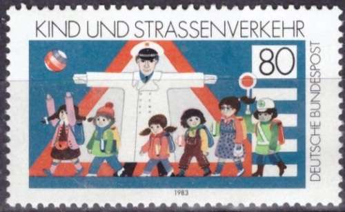 GERMANY 1983 Children and Traffic UMM CV R57.70 SG 2031