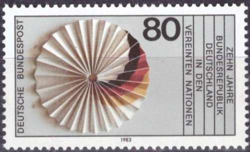 GERMANY 1983 The 10th Anniversary of the Membership of the United Nations UMM CV R63 SG 2035