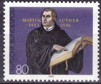 GERMANY 1983 The 500th Anniversary of the Birth of Martin Luther UMM CV R84 SG 2043