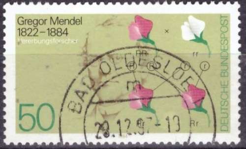 GERMANY 1984 The 100th Anniversary of the Death of Gregor Mendel, Scientist UNH CV R12 SG 2049