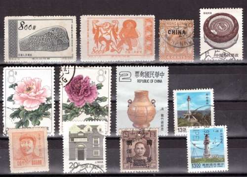 UNCHECKED CHINA SELECTION BID PER STAMP TO TAKE ALL CARD EXCLUDED