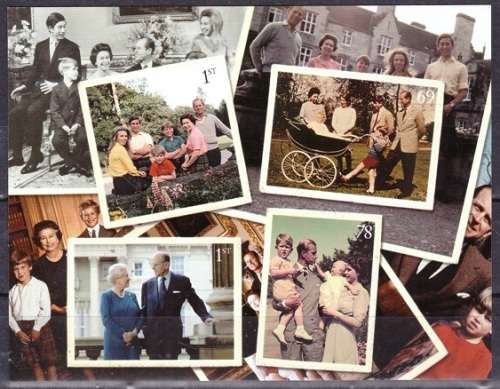 GB 2007 The Diamond Wedding Anniversary - Self-Adhesive Stamps UMM SHEET CV R84 SG MS2786