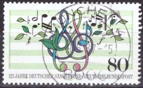 GERMANY 1987 The 125th Anniversary of the Choral Society ULH CV R16.80 SG 2183