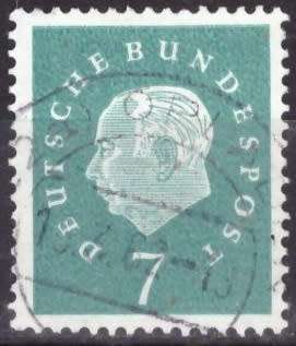 GERMANY 1959 Professor Dr. Th. Heuss ULH CV R7.35 SG 1219