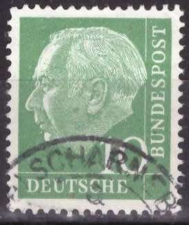 GERMANY 1954 Professor Dr. Th. Heuss ULH CV R8.40 SG 1109