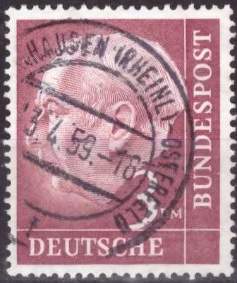 GERMANY 1954 Professor Dr. Th. Heuss ULH CV R78.75 SG 1122