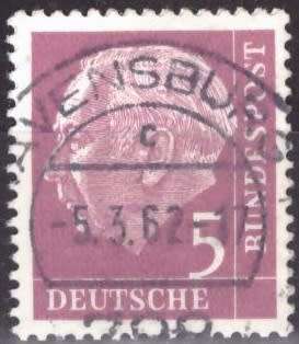 GERMANY 1954 Professor Dr. Th. Heuss ULH CV R8.40 SG 1105