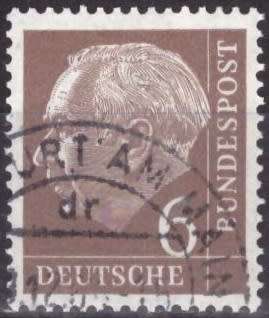 GERMANY 1954 Professor Dr. Th. Heuss ULH CV R27.30 SG 1106