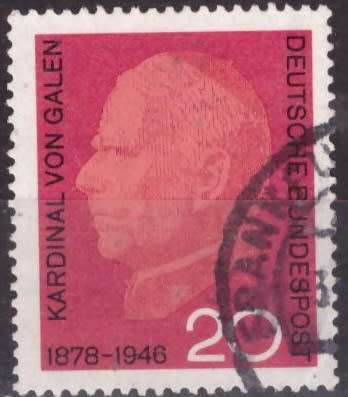 GERMANY 1966 The Anniversary of the Death of Cardinal von Galen ULH CV R10.50 SG 1411