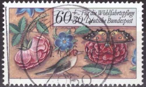 GERMANY 1985 Charity Stamps - Flowers ULH CV R29.40 SG 2108