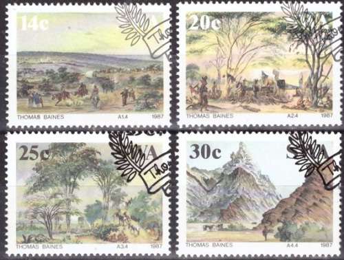 SWA 1987 Historic Southwest Africa CTO SET SACC 485-488