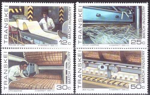 TRANSKEI 1985 Match Industry UMM SACC 173-180