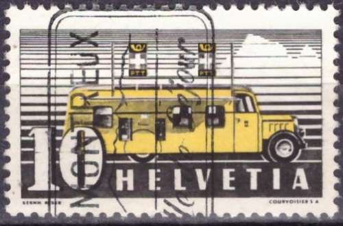 SWITZERLAND 1937 Postal Cars ULH CV R16.80 SG 380