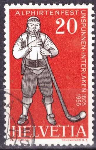 SWITZERLAND 1955 Events ULH CV R17.85 SG 560