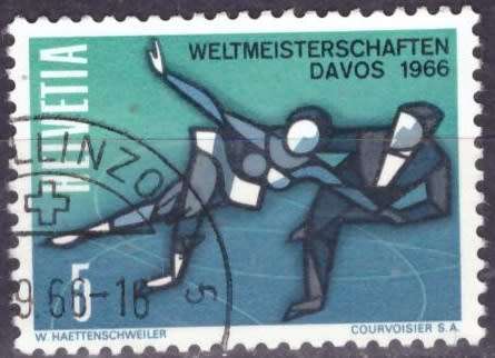 SWITZERLAND 1965 World Ice Skating Championships ULH CV R8.40 SG 730