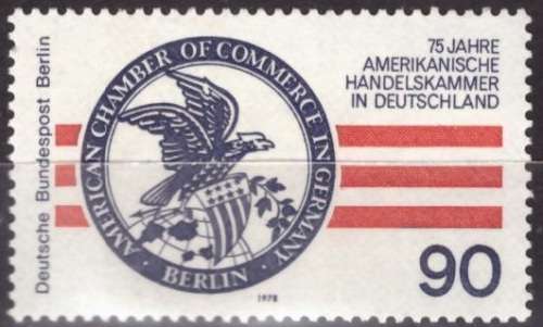 BERLIN 1978 The 75th AnniV of Establishing of the American Chamber of Commerce ULH CV R37.40 SG B546