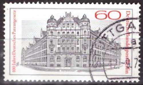 BERLIN 1977 The 100th Anniversary of the Establishing of Patents ULH CV R26.40 SG B534