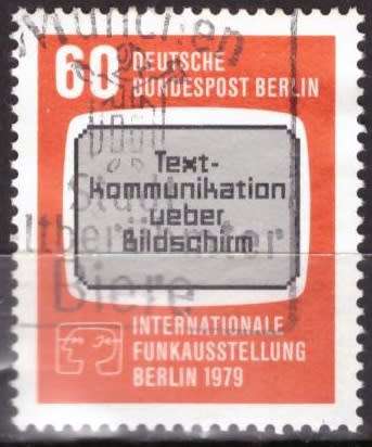 BERLIN 1979 Tele Exhibition in Berlin ULH CV R28.60 SG B575