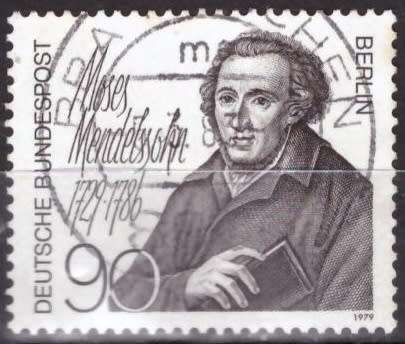 BERLIN 1979 The 250th Anniversary of the Birth of Moses Mendelsohn ULH CV R28.60 SG B576
