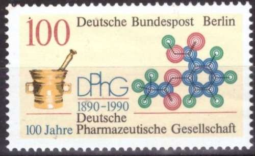 BERLIN 1990 The 100th Anniversary of the Pharmaceutical Society ULH CV R115.50 SG B850