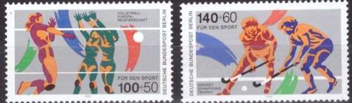 BERLIN 1989 Sports MINT NO GUM CV R203 SG B817/8