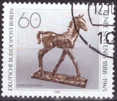 BERLIN 1988 The 100th Anniversary of the Birth of Renèe Sinteni - Sculptor UNH CV R35.20 SG B800