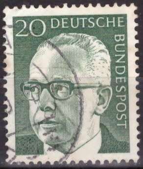 GERMANY 1970 Gustav Heinemann ULH CV R8.80 SG 1537