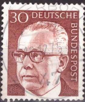GERMANY 1970 Gustav Heinemann ULH CV R8.80 SG 1539
