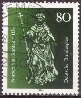 GERMANY 1984 The 850th Anniversary of the Death of Saint Norbert of Xanten ULH CV R16.80 SG 2062