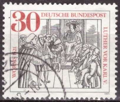 GERMANY 1971 The 450th Anniversary of the Diet of Worms ULH CV SG 1578