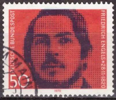 GERMANY 1970 The 150th Anniversary of The Birth of Engel ULH CV SG 1566