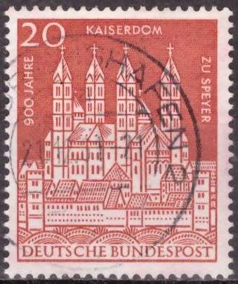GERMANY 1961 The 900th Anniversary of the Speyer Cathedral ULH CV R15.75 SG 1280