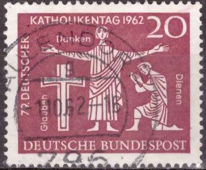 GERMANY 1962 The German Annual Day of Catholism ULH CV R15.75 SG 1295