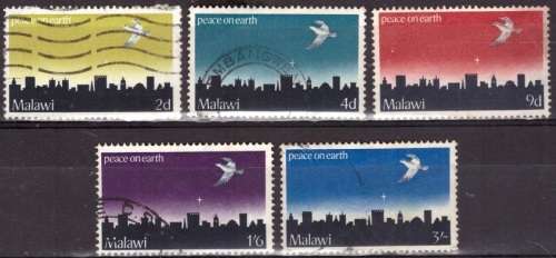 MALAWI 1969 Christmas ULH CV R11.55 SG 339-343