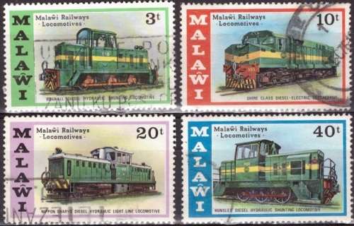 MALAWI 1976 Malawi Locomotives ULH CV R152.25 SG 530-533