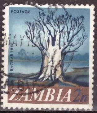 ZAMBIA 1968 Local Motifs - Value in (K)wacha and (N)gwee ULH CV R2 SG 130