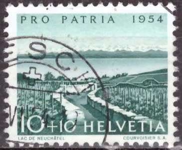 SWITZERLAND 1954 Pro Patria - The 100th Anniversary of the Death of PA Zwyssig ULH CV R17 SG SG 554