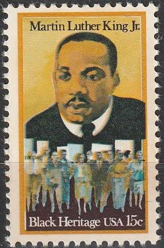 USA 1979 Black Heritage - The 50th Anniversary of the Birth of Martin Luther K UMM CV R12-60 SG 1744