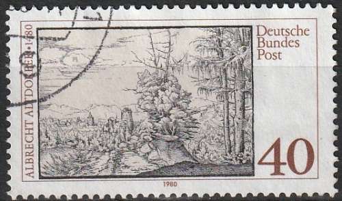 GERMANY 1980 The 500th Anniversary of the Birth of Albrecht Altdorfer, Painter ULH CV R11 SG1945