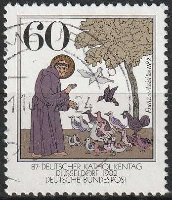 GERMANY 1982 The 800th Anniversary of the Birth of Holy Frans of Assisi ULH CV R11 SG2003
